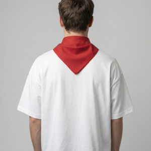 Bandana féria rouge "Toujours trop"