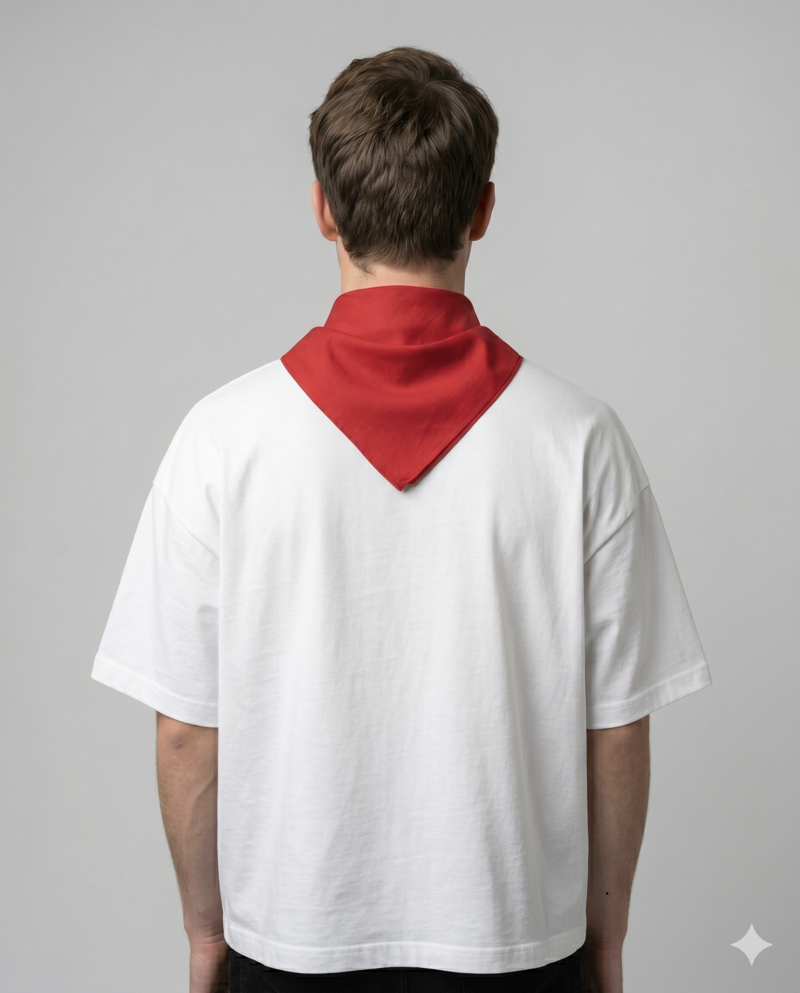 Bandana féria rouge "Toujours trop"